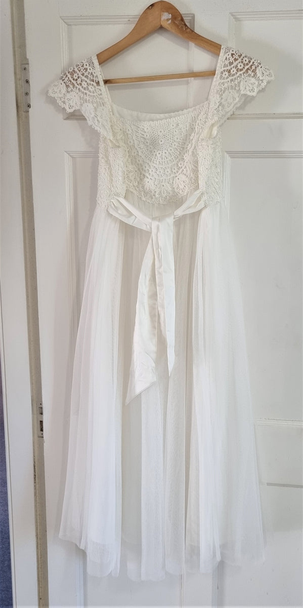 Monsoon Estella ivory tulle bridesmaid's dress The Frockery Monsoon Estella ivory tulle bridesmaid's dress The Frockery