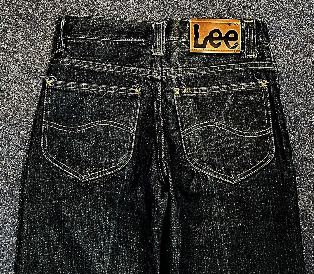 70s vintage Lee blue denim bell bottom flared jeans (27 x 36