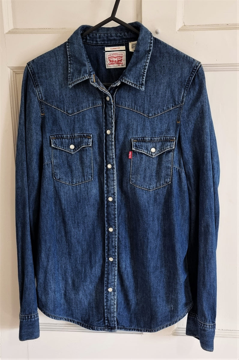 Levi's® Kids Langarmshirt & Hose LVG WESTERN PEPLUM TOP,JEANS (Set, 2-tlg) süßes Denim-Outfit im