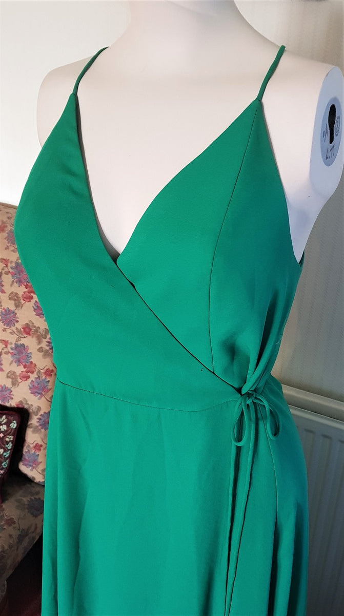 Fame and partners green cheap dress