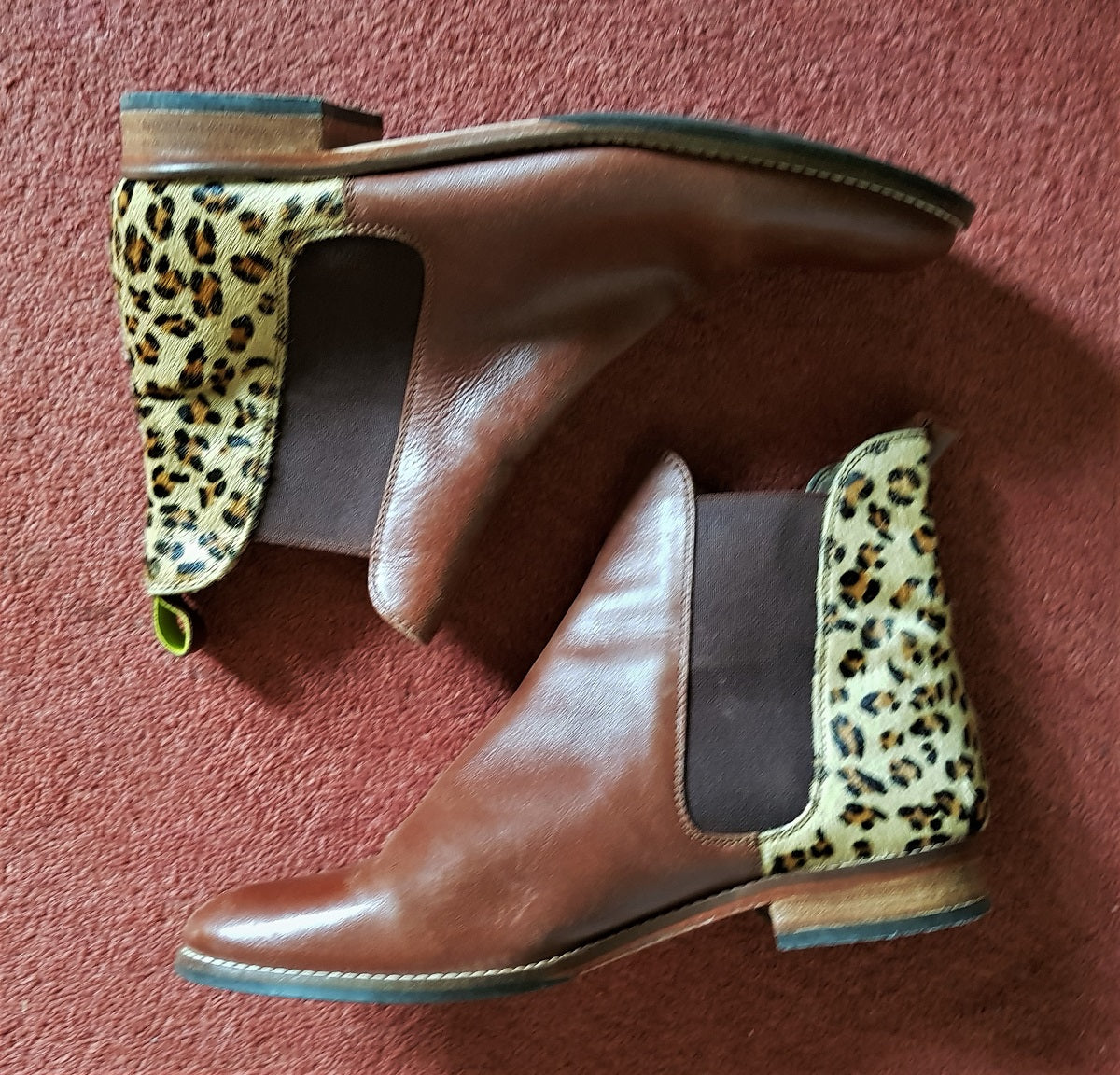 Leopard print chelsea boots joules hotsell