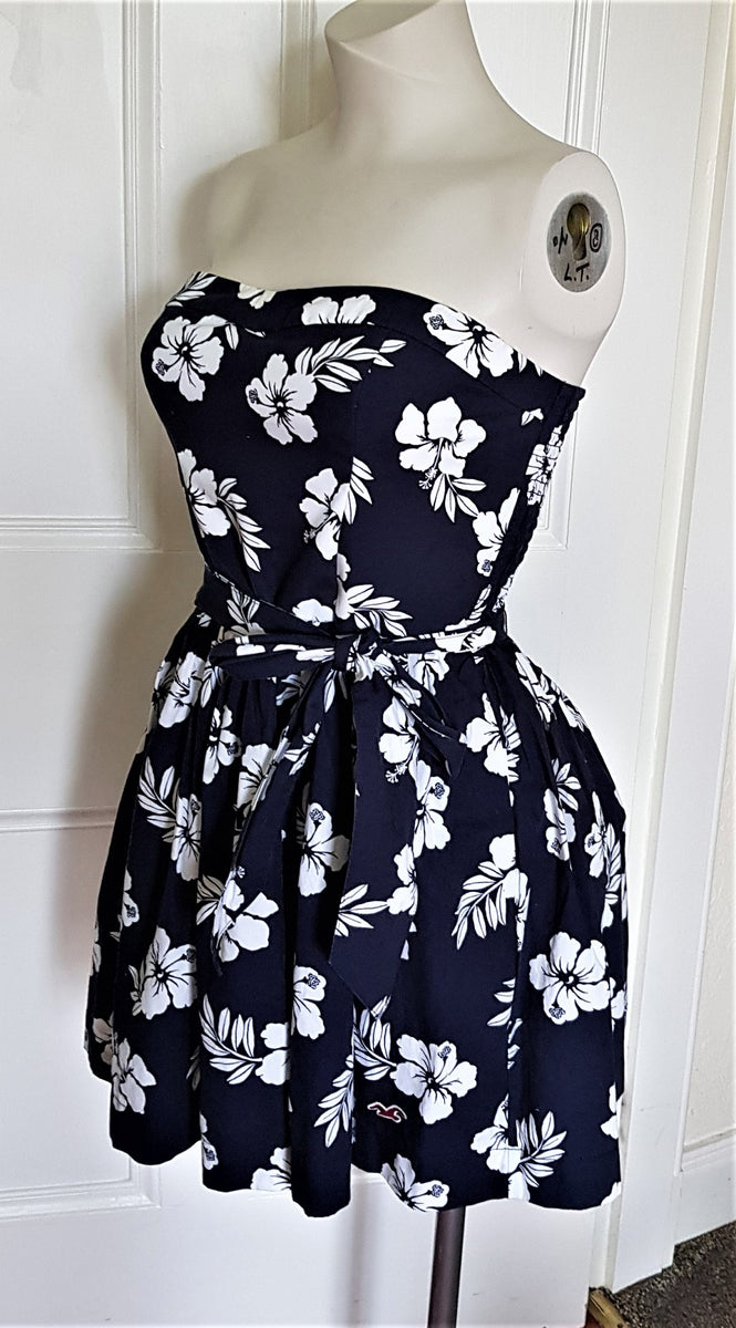 hollister white and blue floral dress navy mini sun – The Frockery Summer dress Men's Blue Statement Dress this dress ensures breathability Size:2XL/3XL 55' 1920