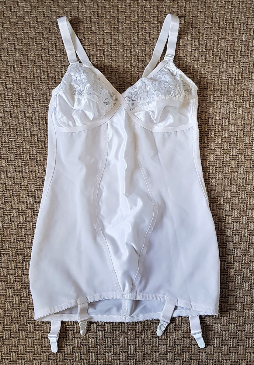 Marks & Spencer white corselette (38B) – The Frockery