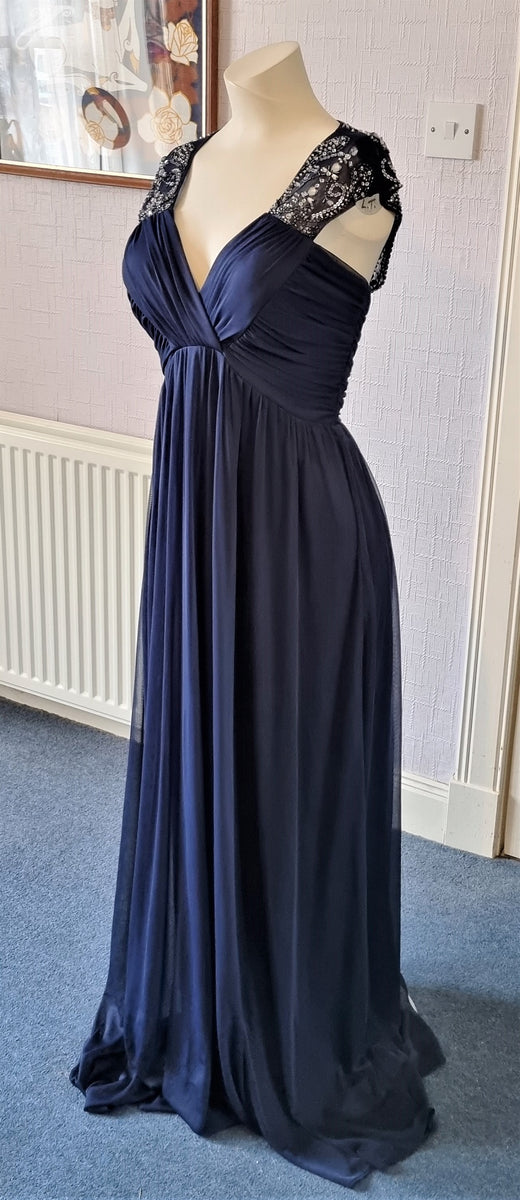 sachin and babi light blue dress Navy Occasion Dresses