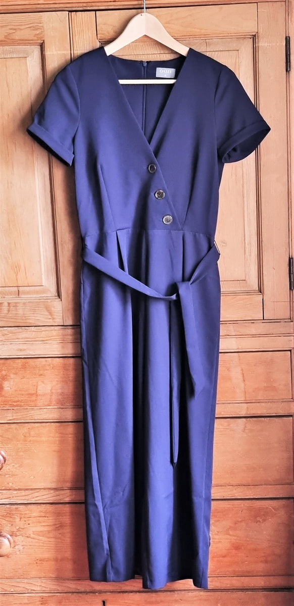 Velvet Jumpsuit Oasis Navy Jumpsuit Jumpsuits Navy Sparkle Velvet