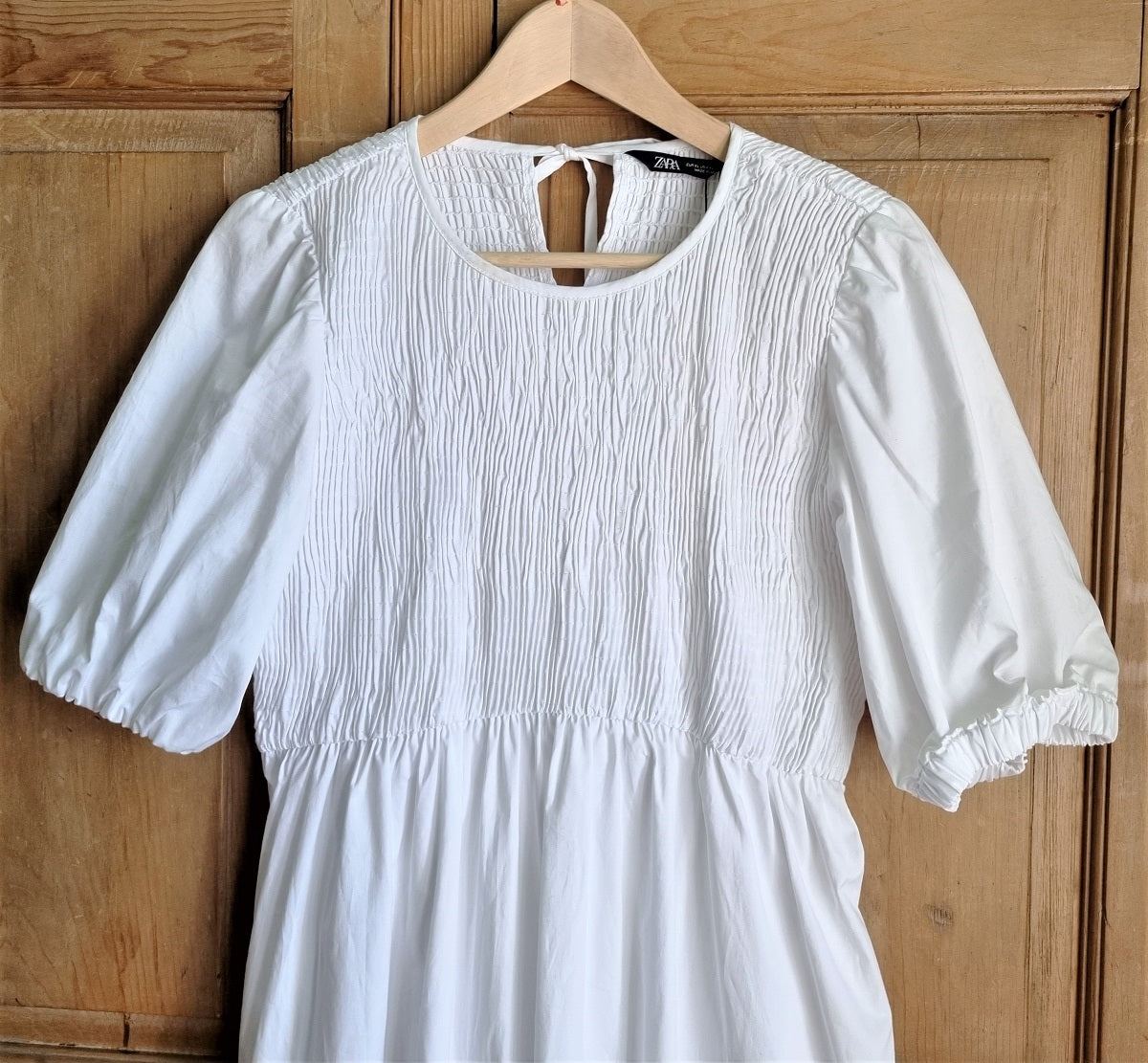 Zara White Tiered Dress Zara Boho White Smocked Tiered Maxi Dress