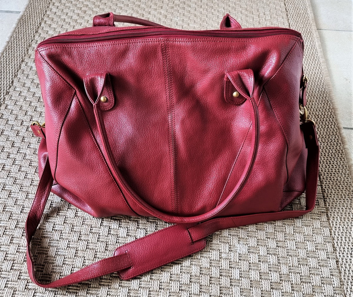 Tommy and kate leather holdall Clearance