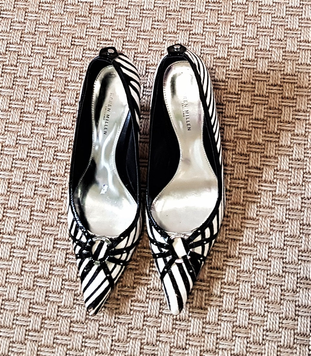 Karen millen sale zebra shoes