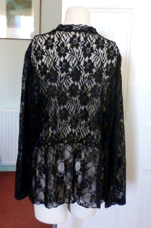 Black lace evening store jacket