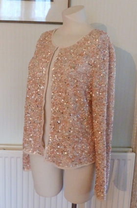 Rose gold evening clearance jacket