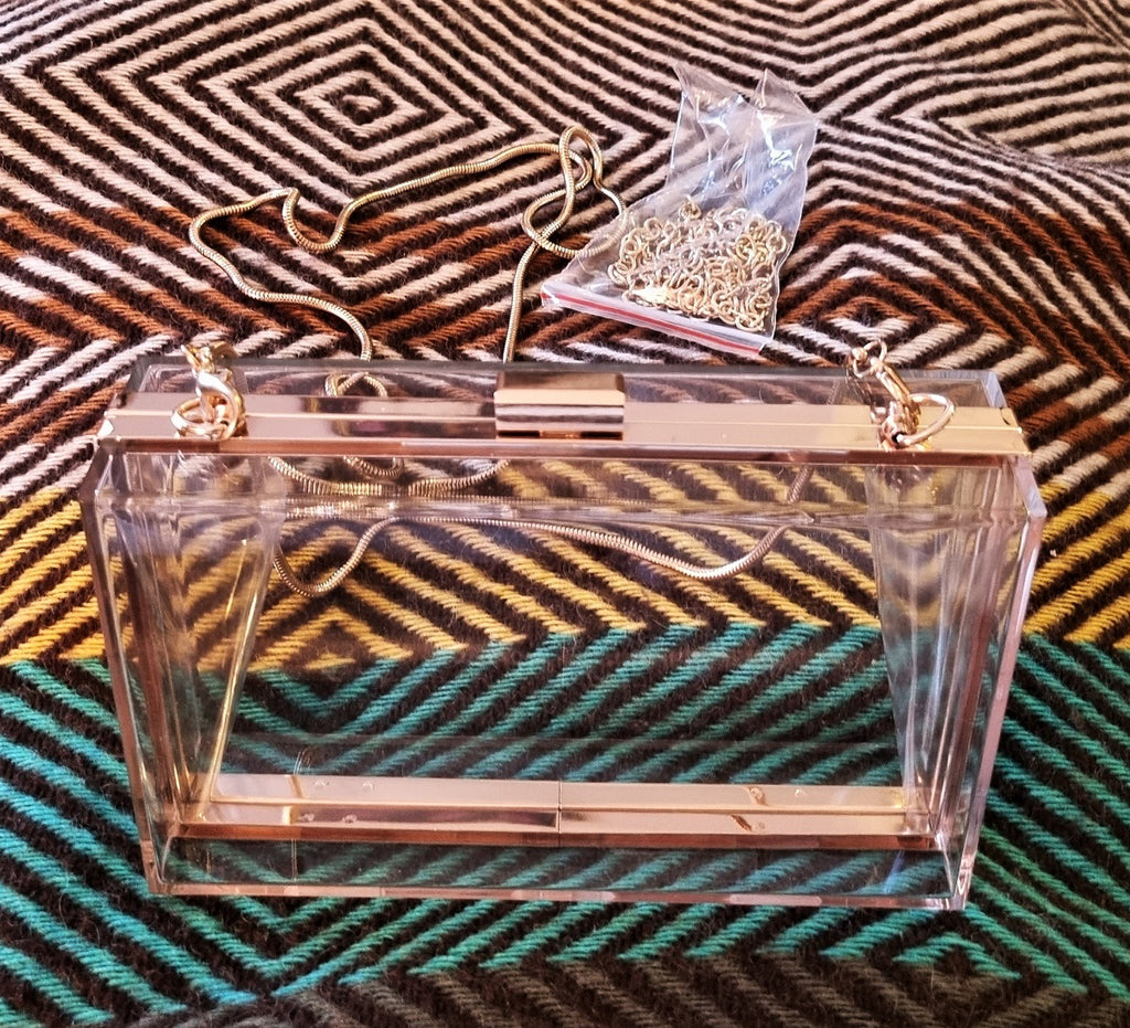 Clear Box Purse 