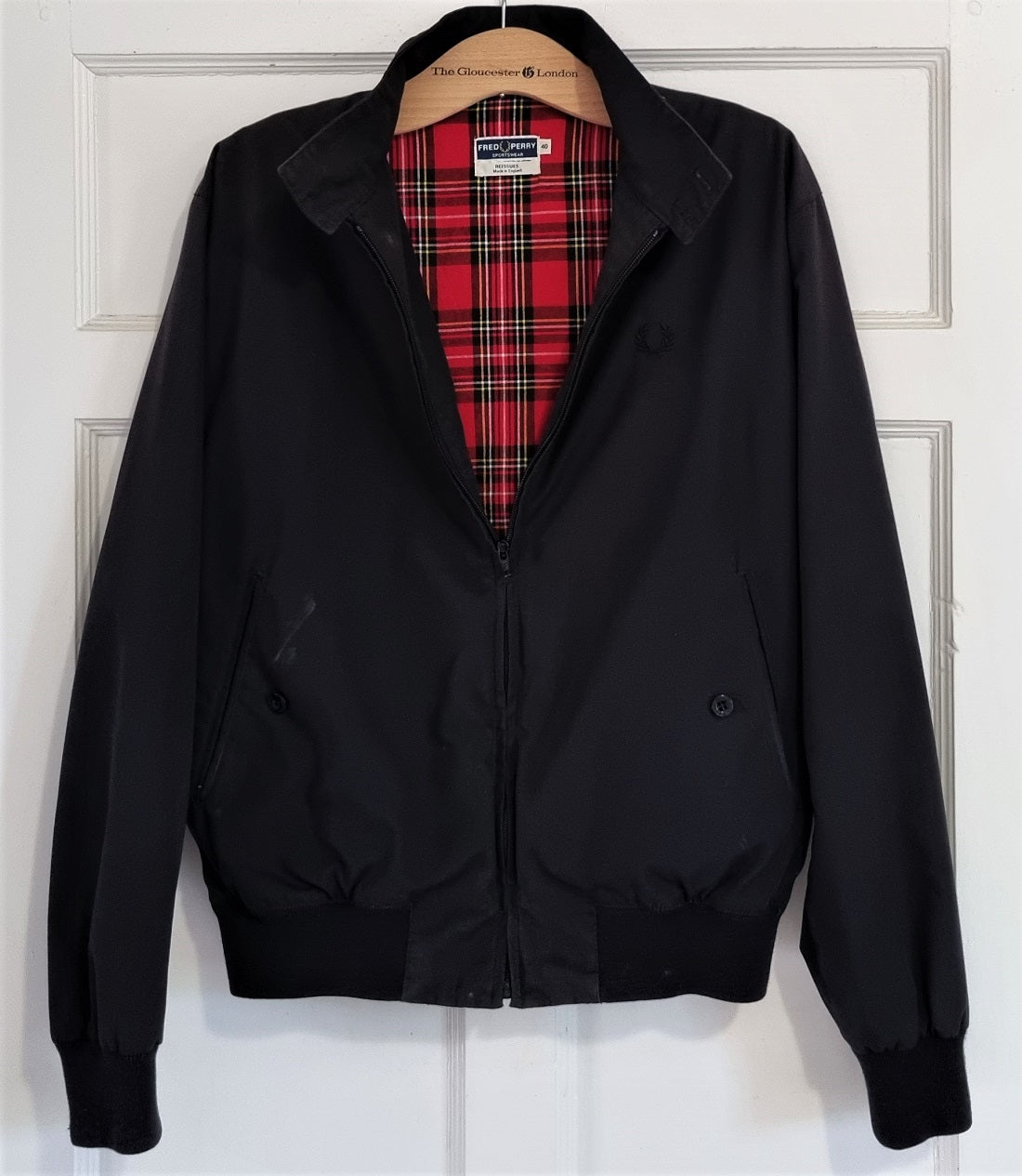 Fred Perry Made In England Harrington Jacket (Maroon) at