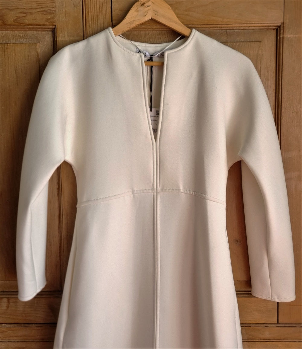 zara white long sleeve dress Women's Long Sleeve Dresses