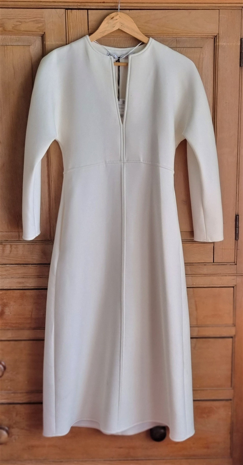 Zara winter white dress The Frockery Zara winter white dress The Frockery