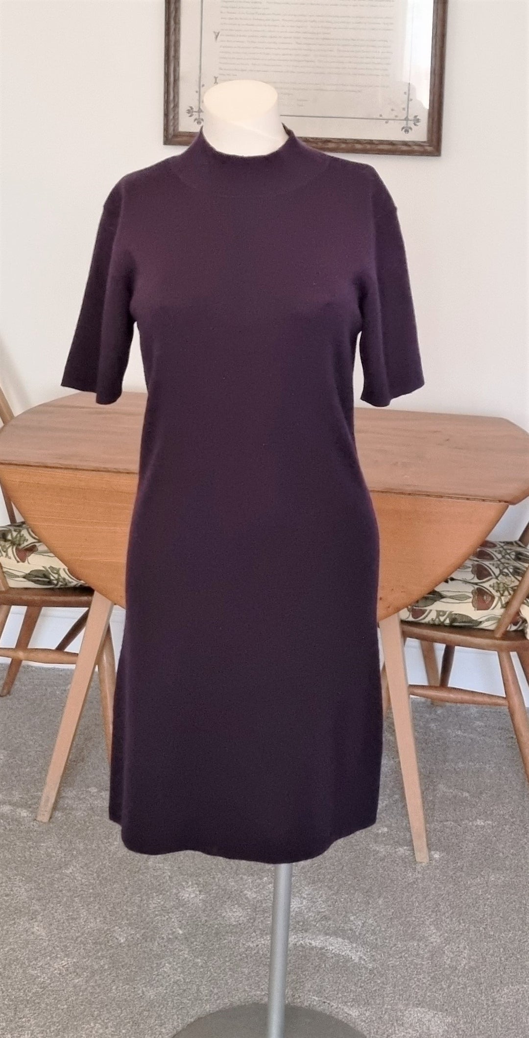 Debenhams purple knit dress  The Frockery