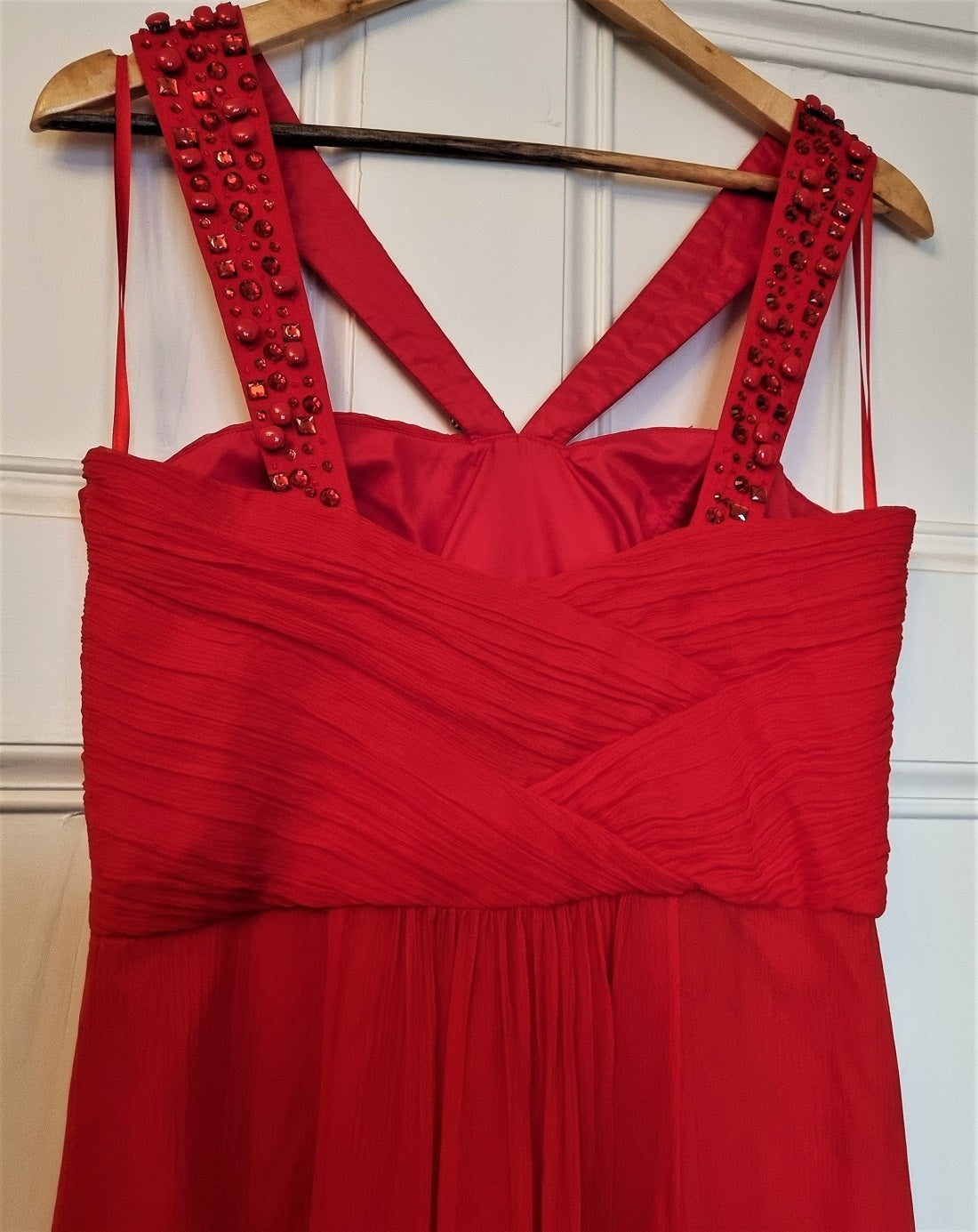 monsoon red silk dress Shiloh Satin Shirt Dress Red