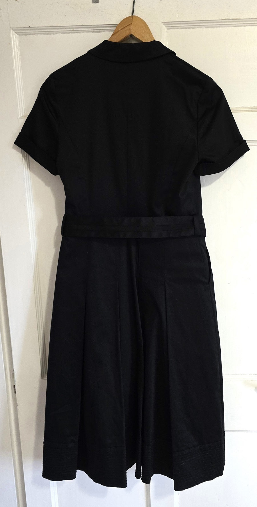 Jasper Conran black cotton preppy dress The Frockery Jasper Conran black cotton preppy dress The Frockery