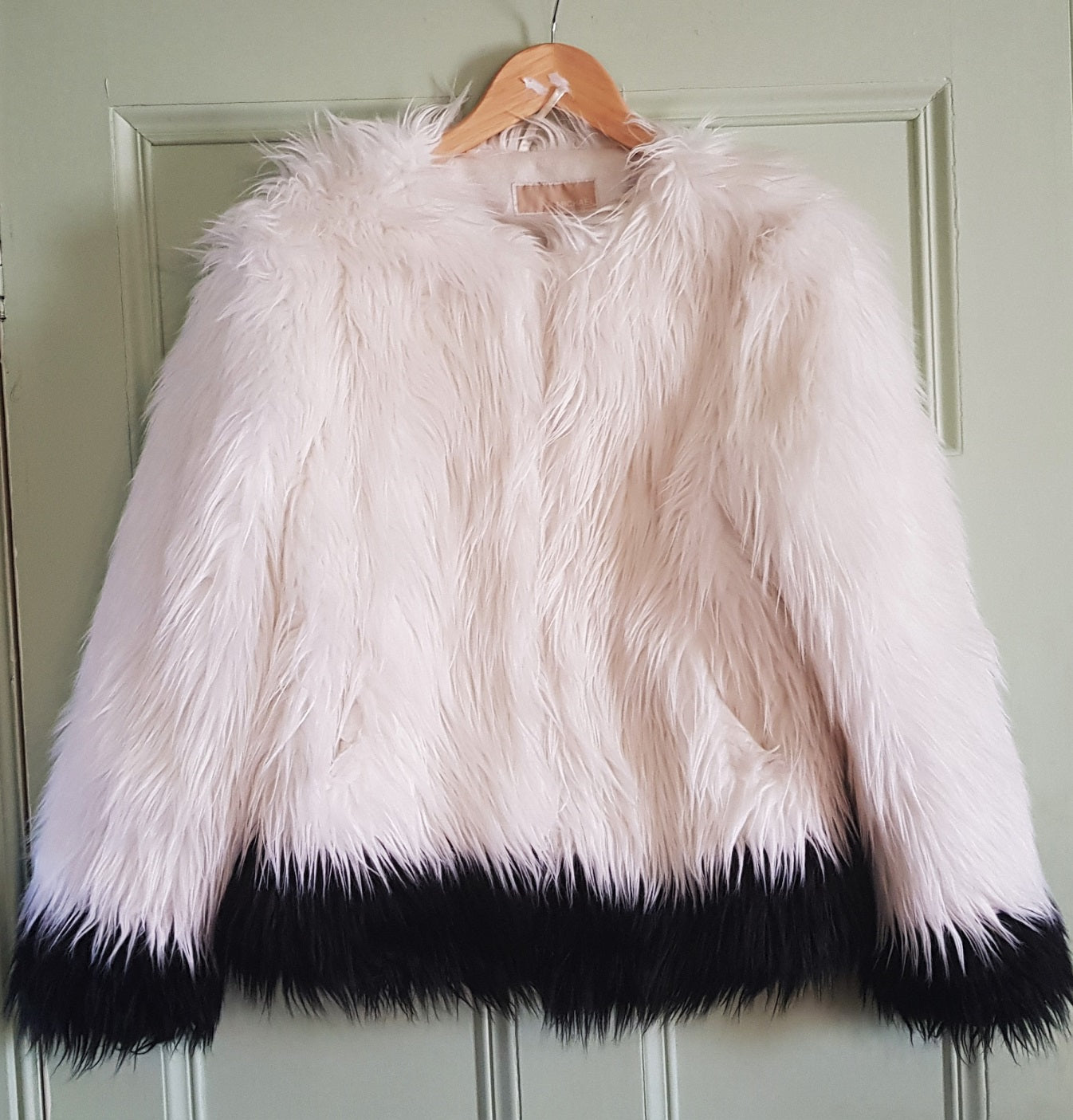 Michael kors white fur jacket Clearance