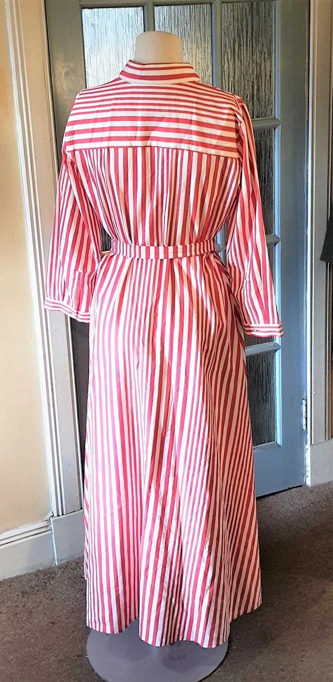 Zara red striped shirt dress – The Frockery