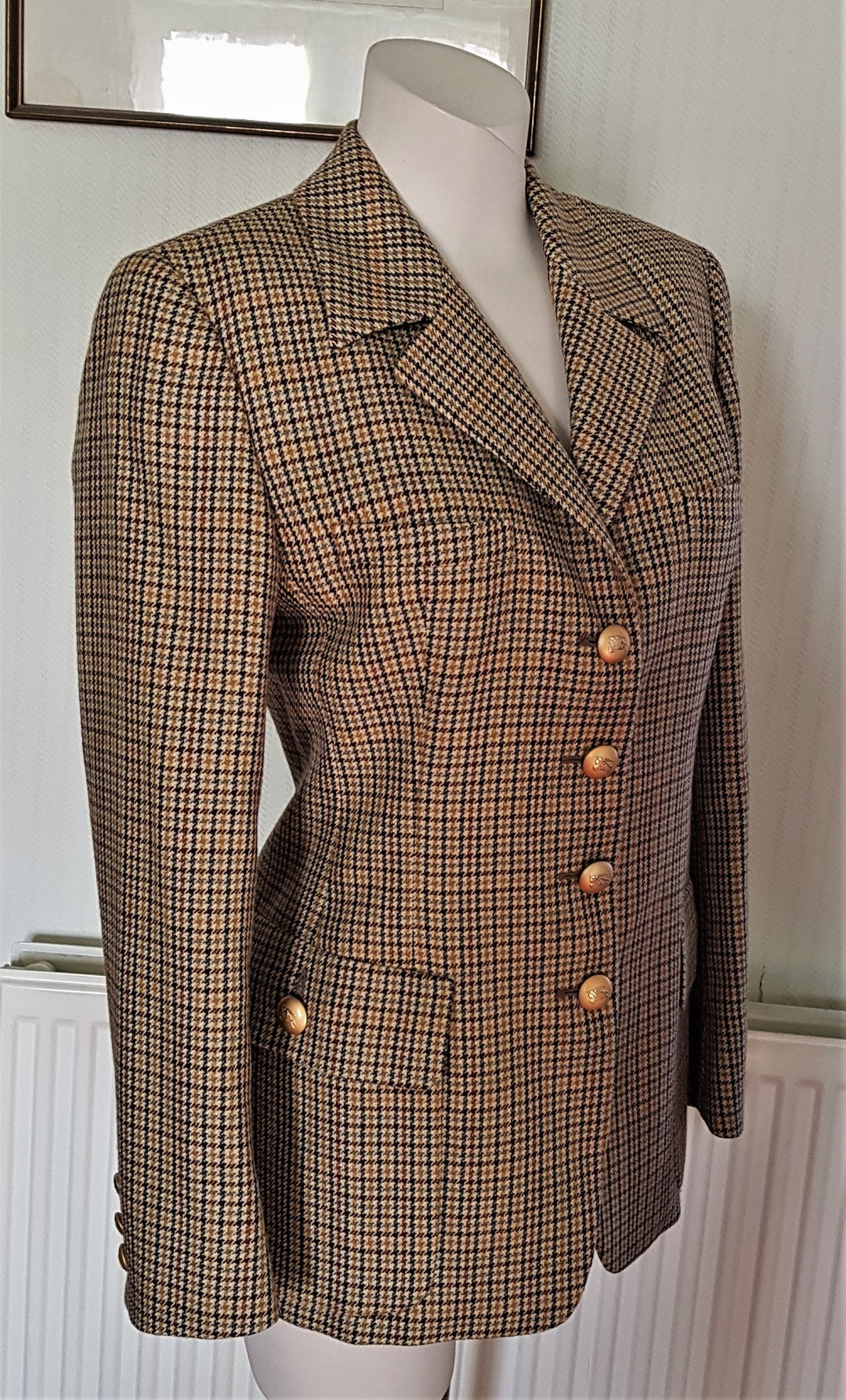 Vintage Burberrys check wool jacket – The Frockery