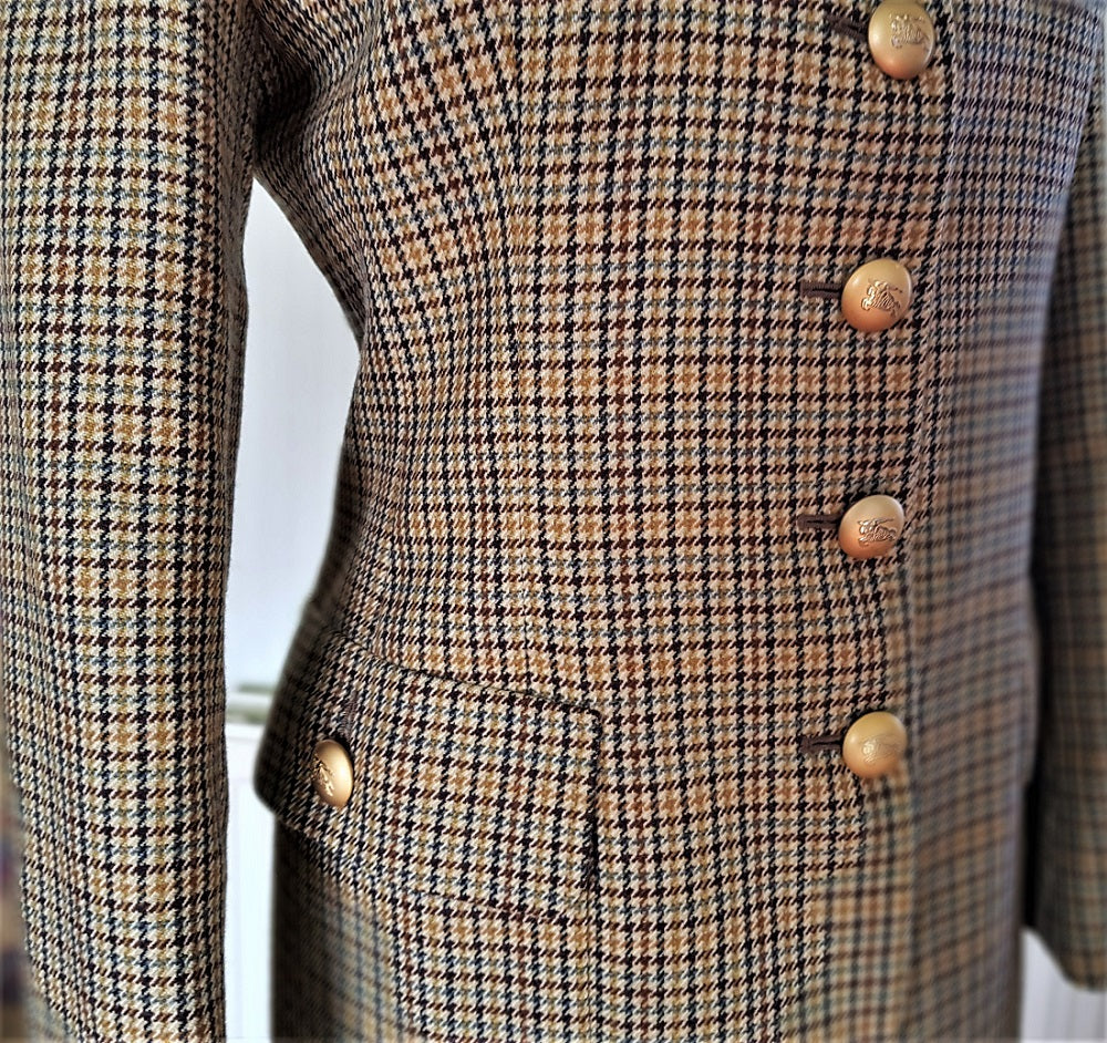 Vintage Burberrys check wool jacket – The Frockery