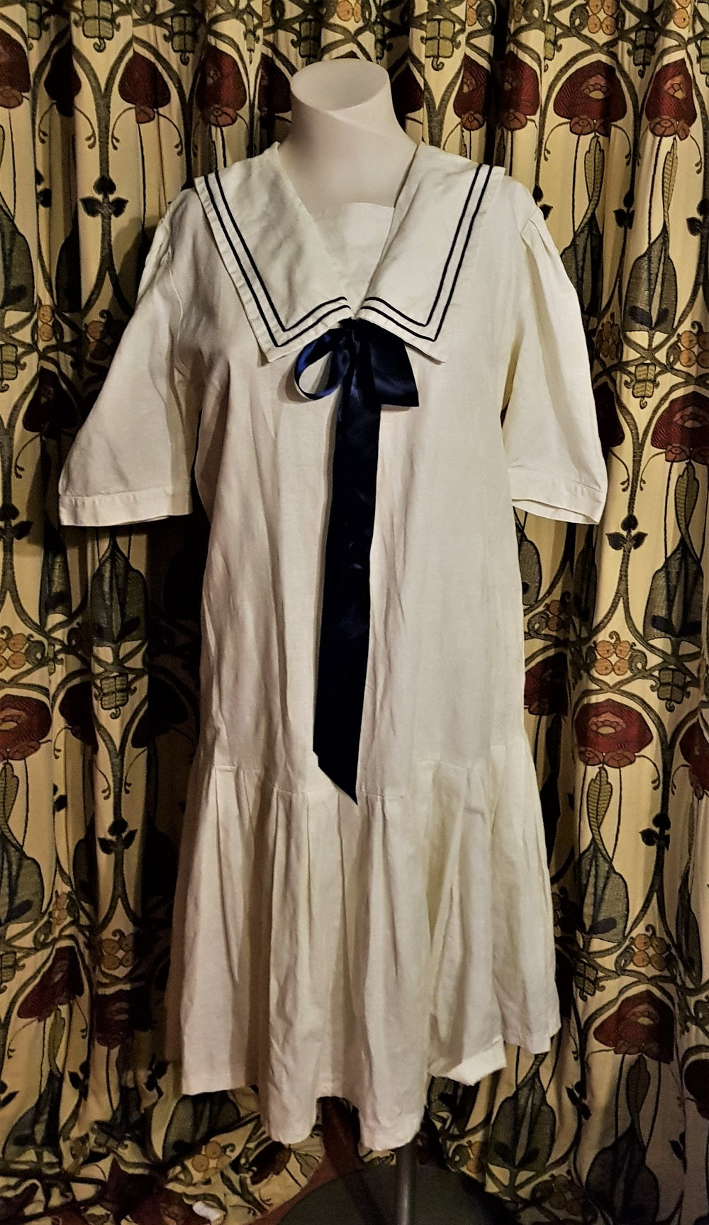 Laura Ashley vintage white sailor dress – The Frockery