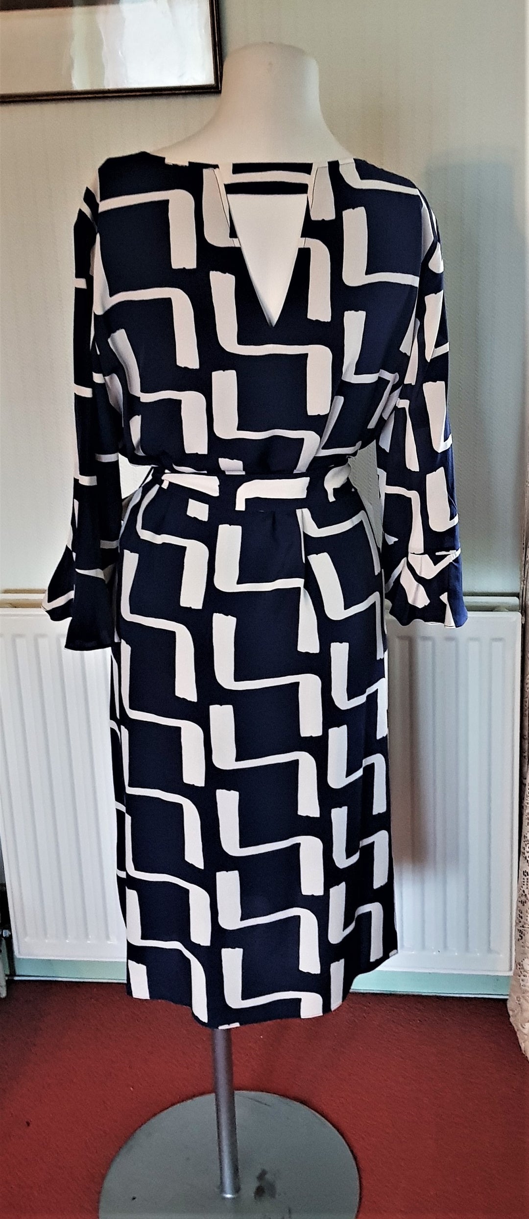 Jaeger navy dress best sale