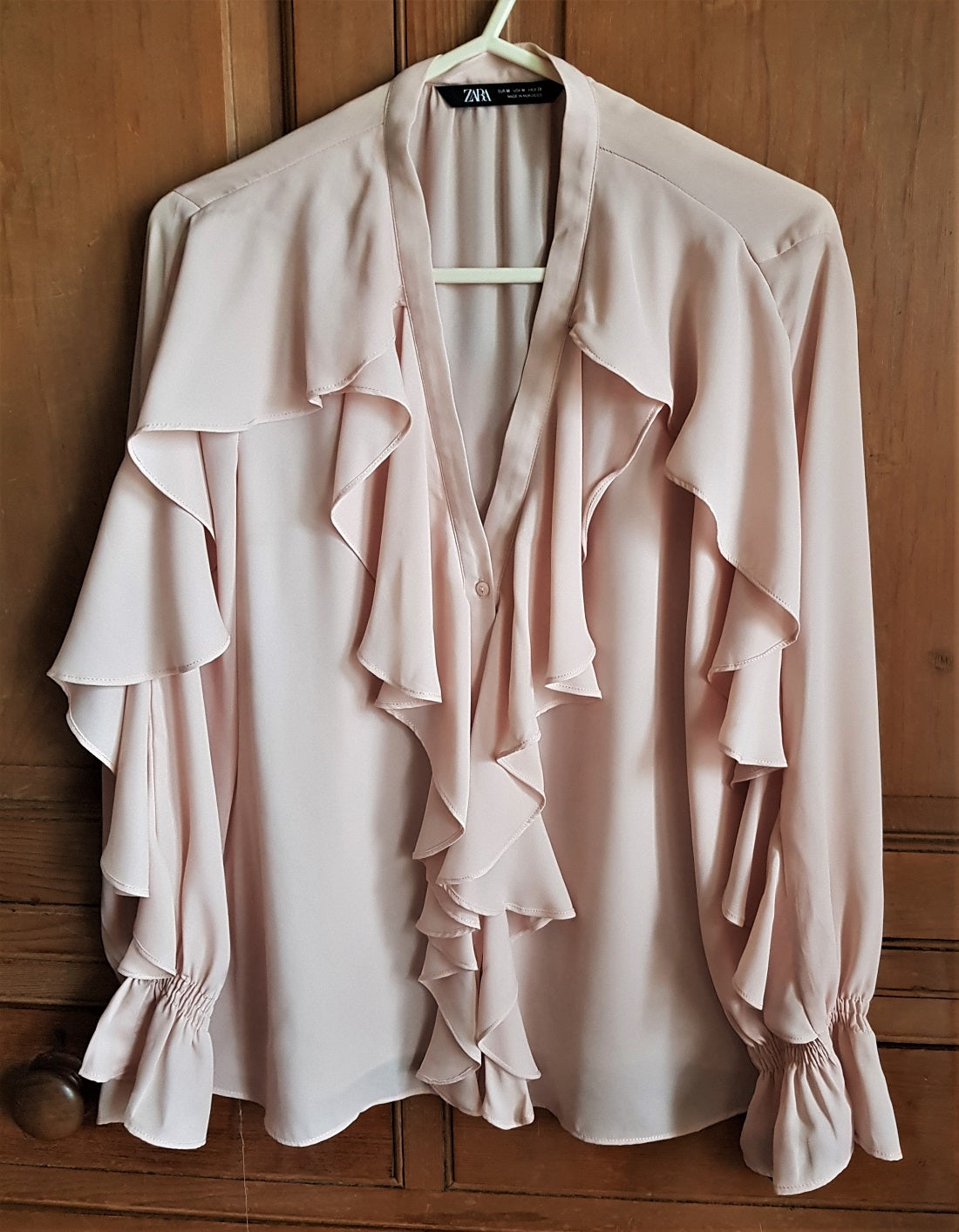 chiffon blouse zara