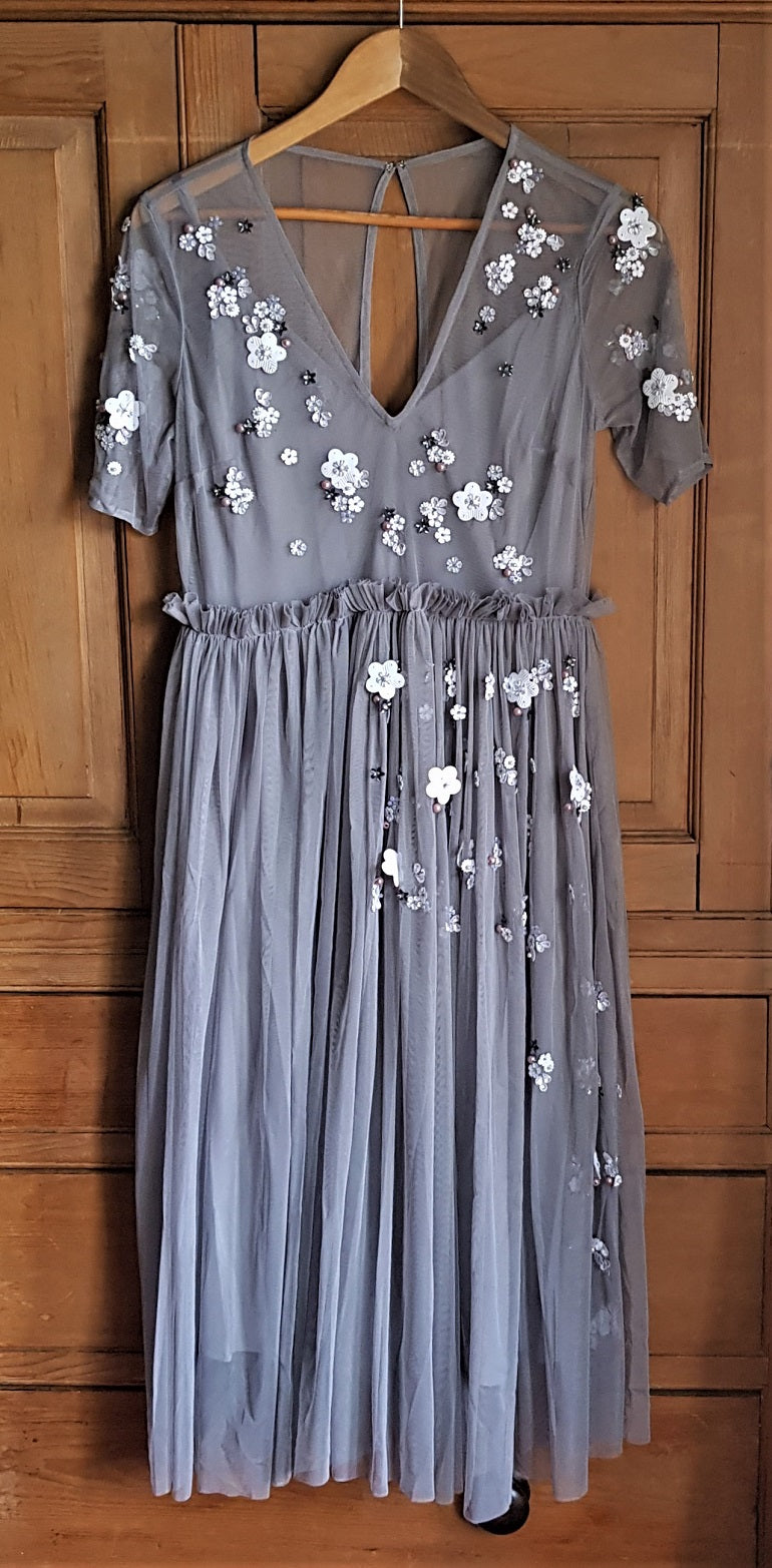 Asos Design Asos Party Dresses Uk Sale ASOS Grey Tulle Embellished Party Dress The Frockery Asos Design Asos Party Dresses Uk Sale ASOS Grey Tulle Embellished Party Dress The Frockery