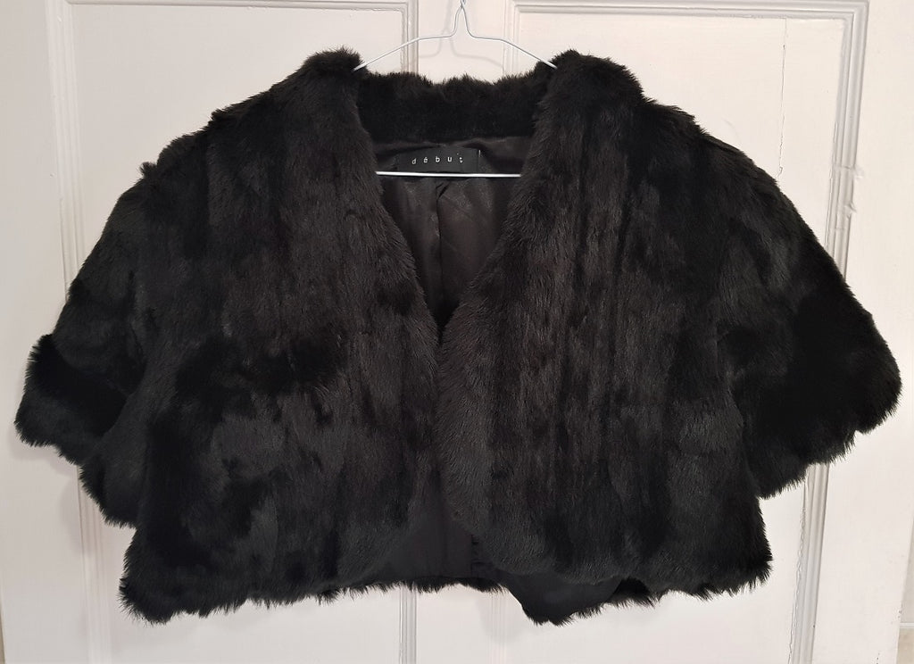 Fur bolero shrug best sale