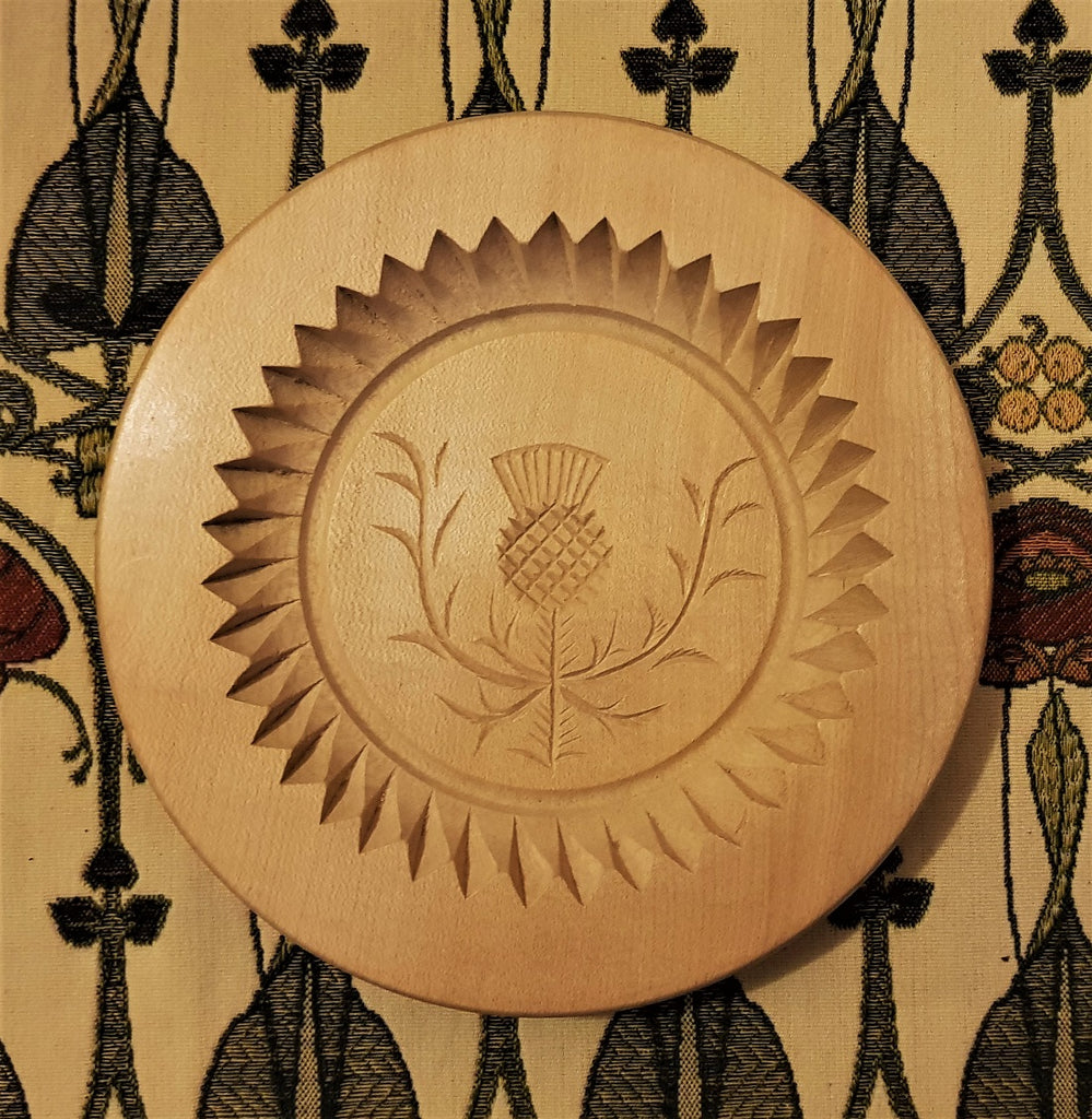 Hardwood Scottish Thistle Shortbread Moulds