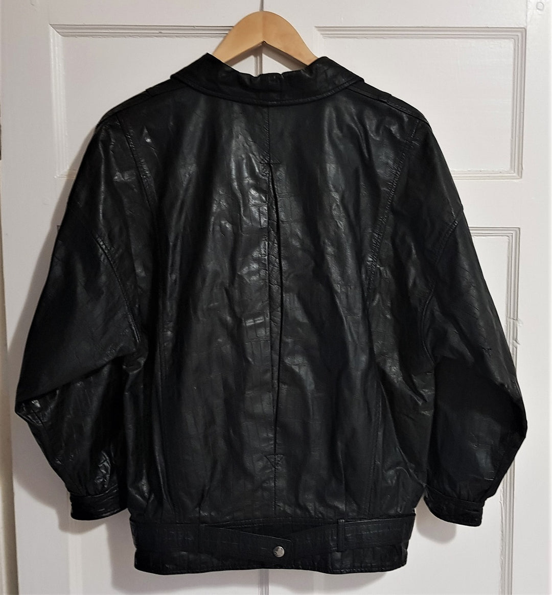 ジャケット・アウター 70s 80s EURO tirolean design leather JKT Vintage leather jacket euro - Gem