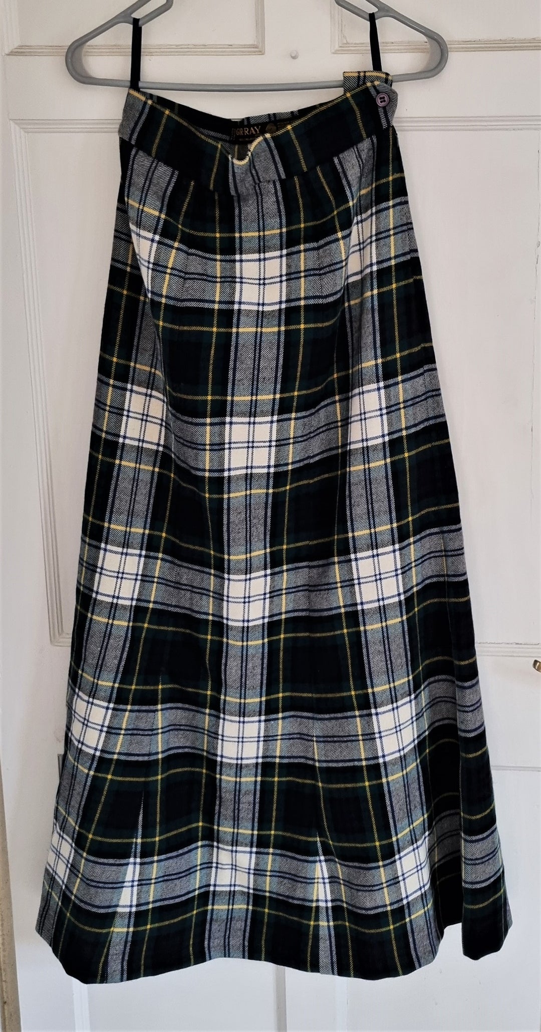 Plaid 70's maxi skirt best sale