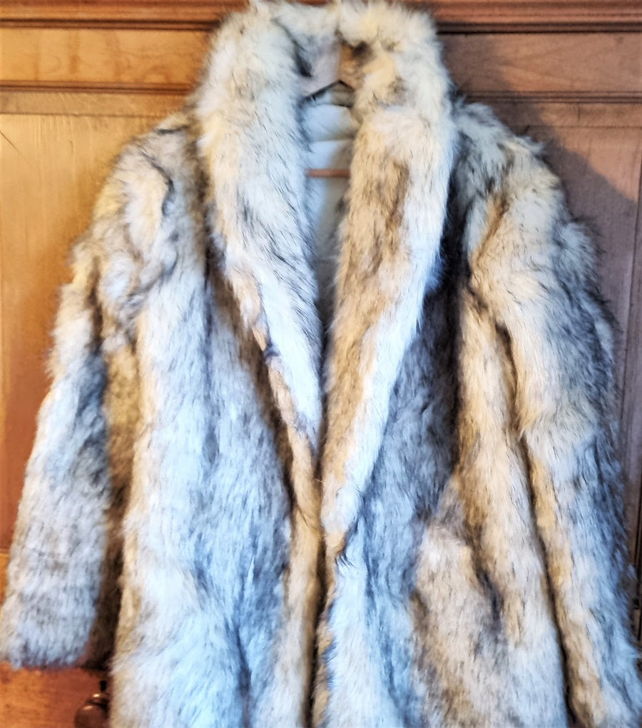 Pretty Little Thing faux fur maxi coat