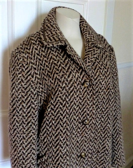 Vintage Eastex tweed wool coat – The Frockery