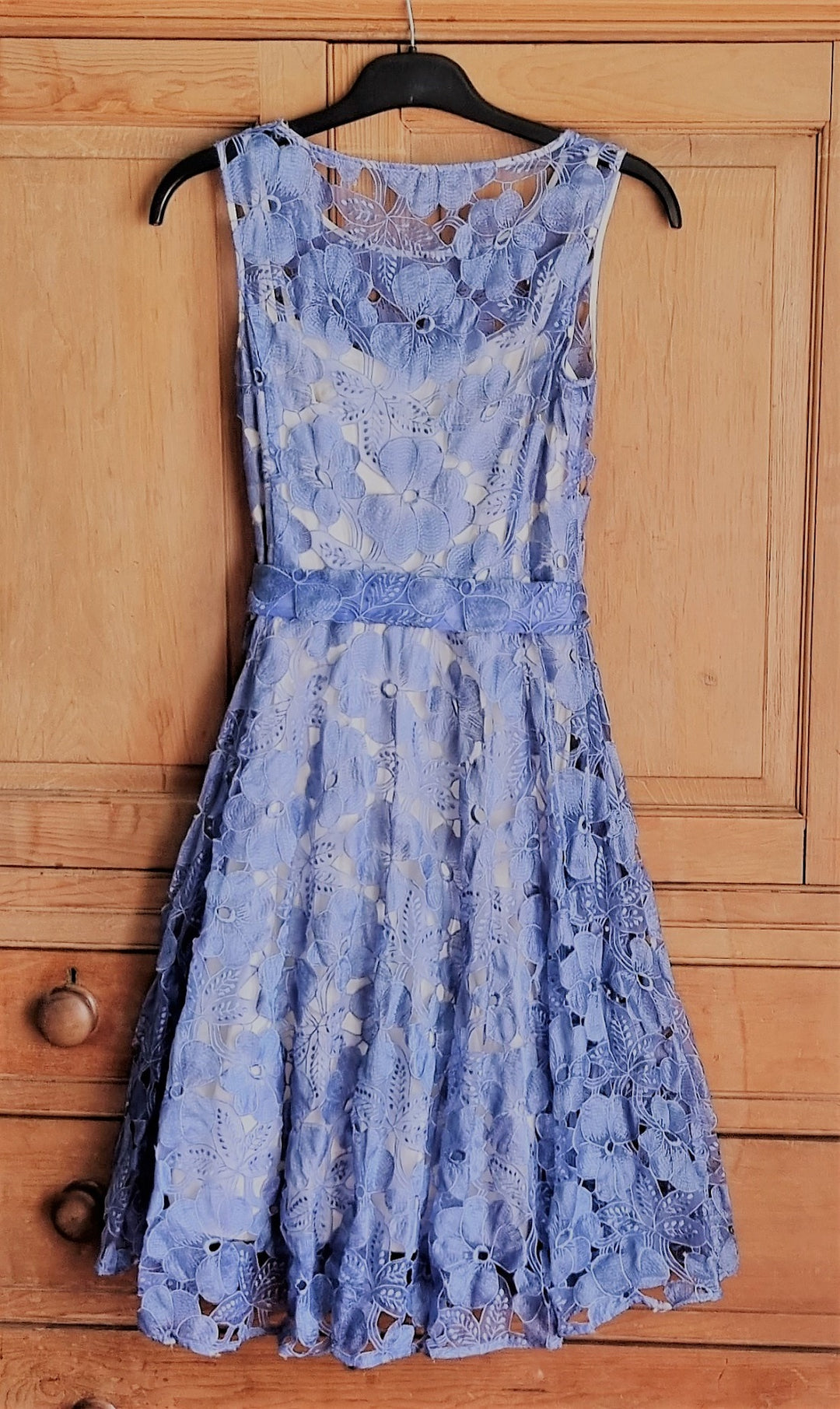 Phase Eight cornflower blue lace occasion dress The Frockery Phase Eight cornflower blue lace occasion dress The Frockery