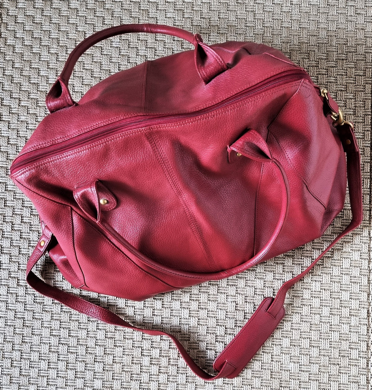 Tommy and kate leather holdall Clearance