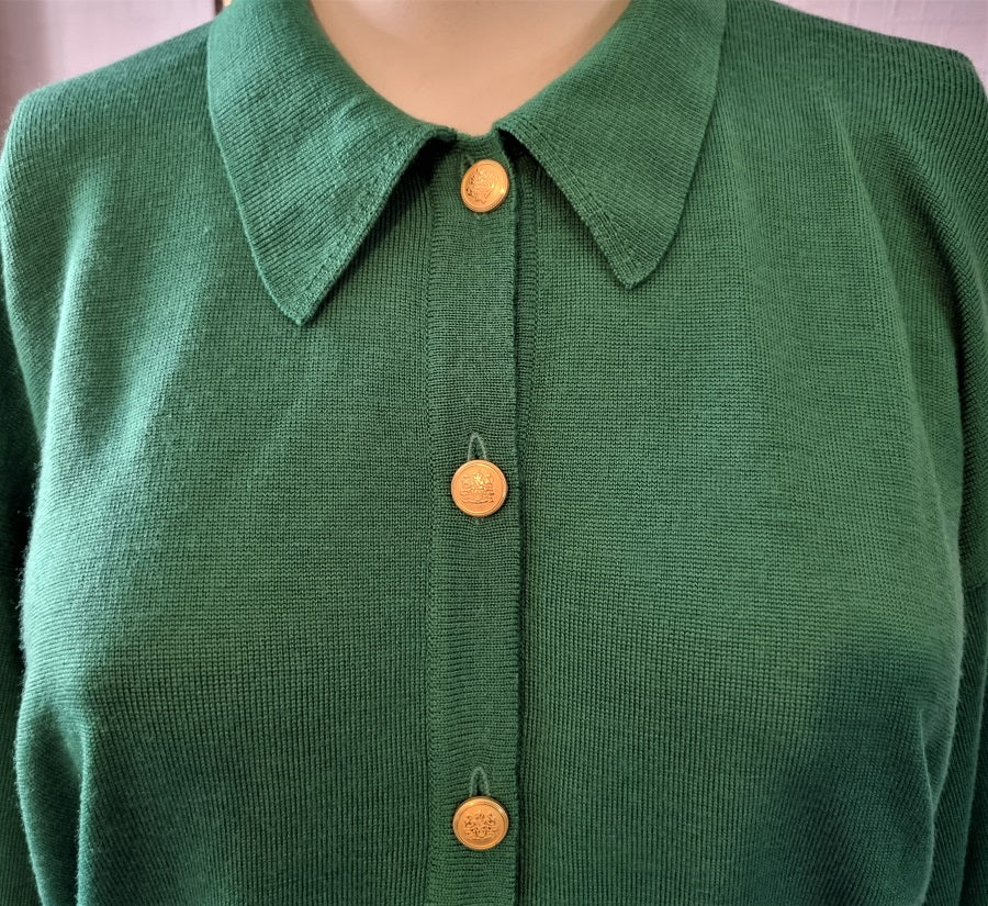 70s 80s Aquasqutum Cashmere Cardigan OG Autograph bubblegum pink