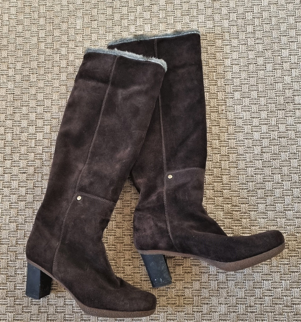 Stuart weitzman clearance faux fur boots