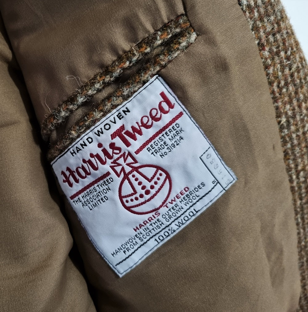 Men's vintage brown Harris Tweed jacket – The Frockery