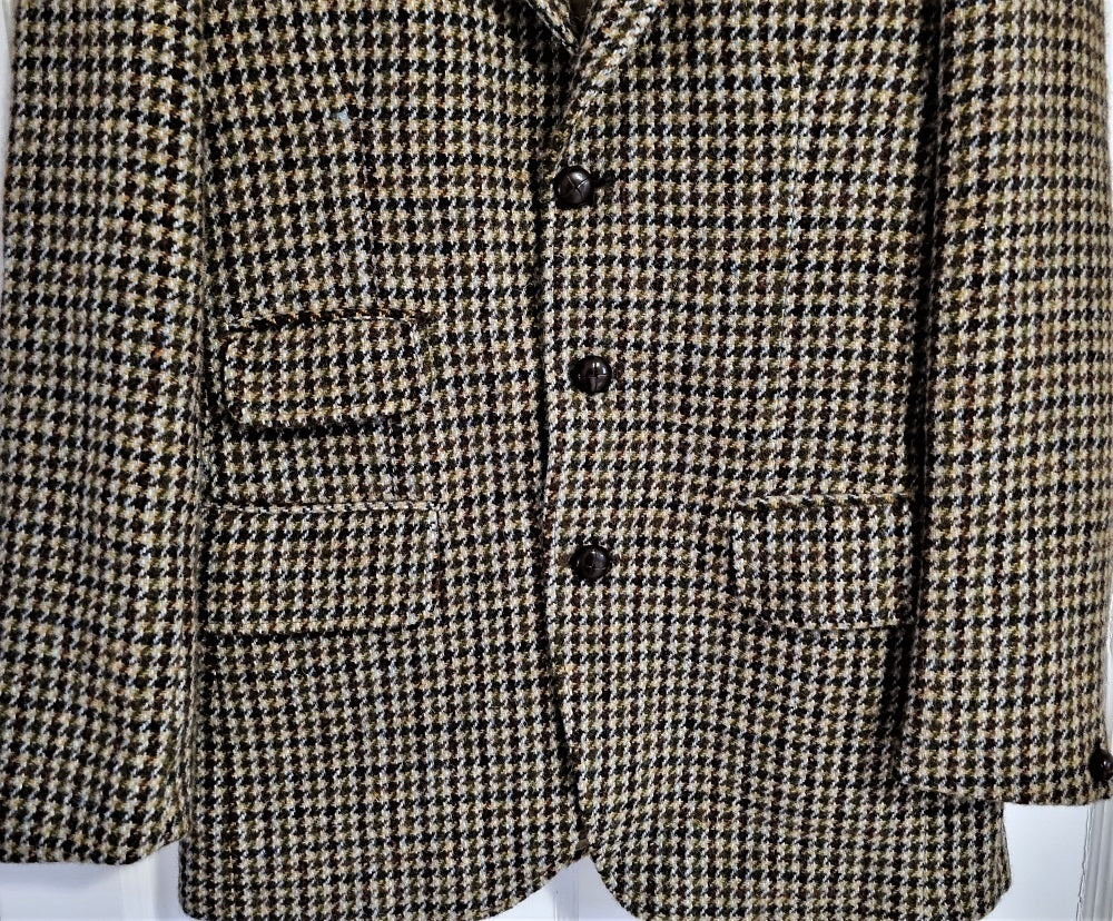 Men s vintage Dunn Co Harris tweed jacket The Frockery