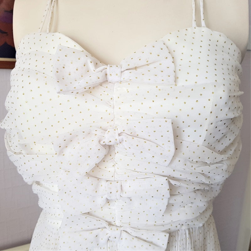 Vintage 70s evening prom gown – The Frockery