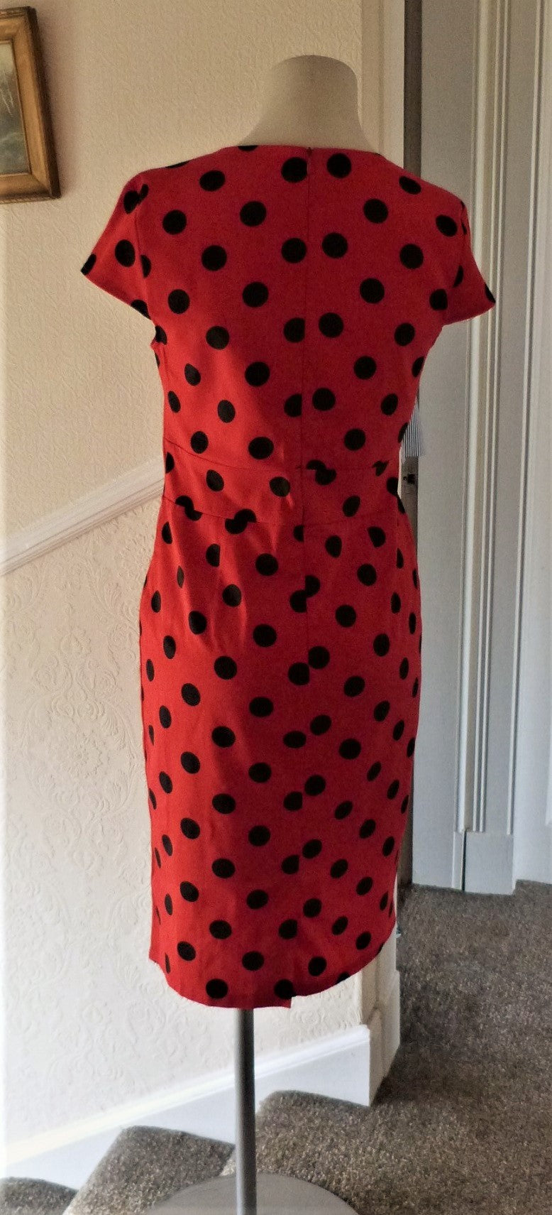 Black and red rockabilly dress best sale