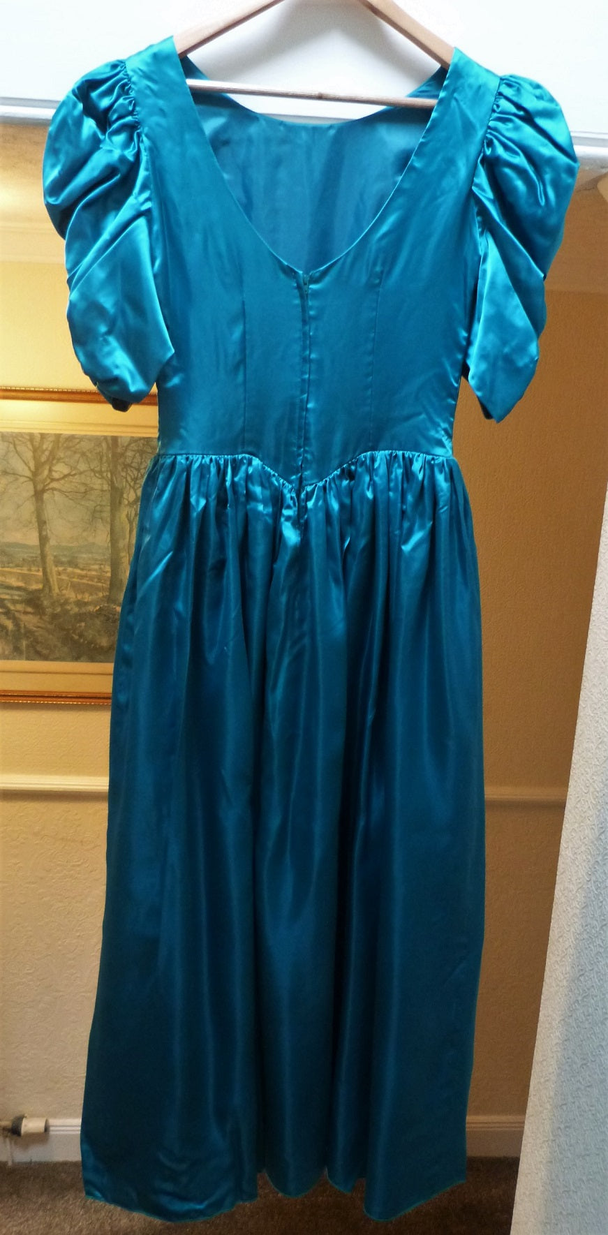 80s vintage green bridesmaid prom ball gown – The Frockery