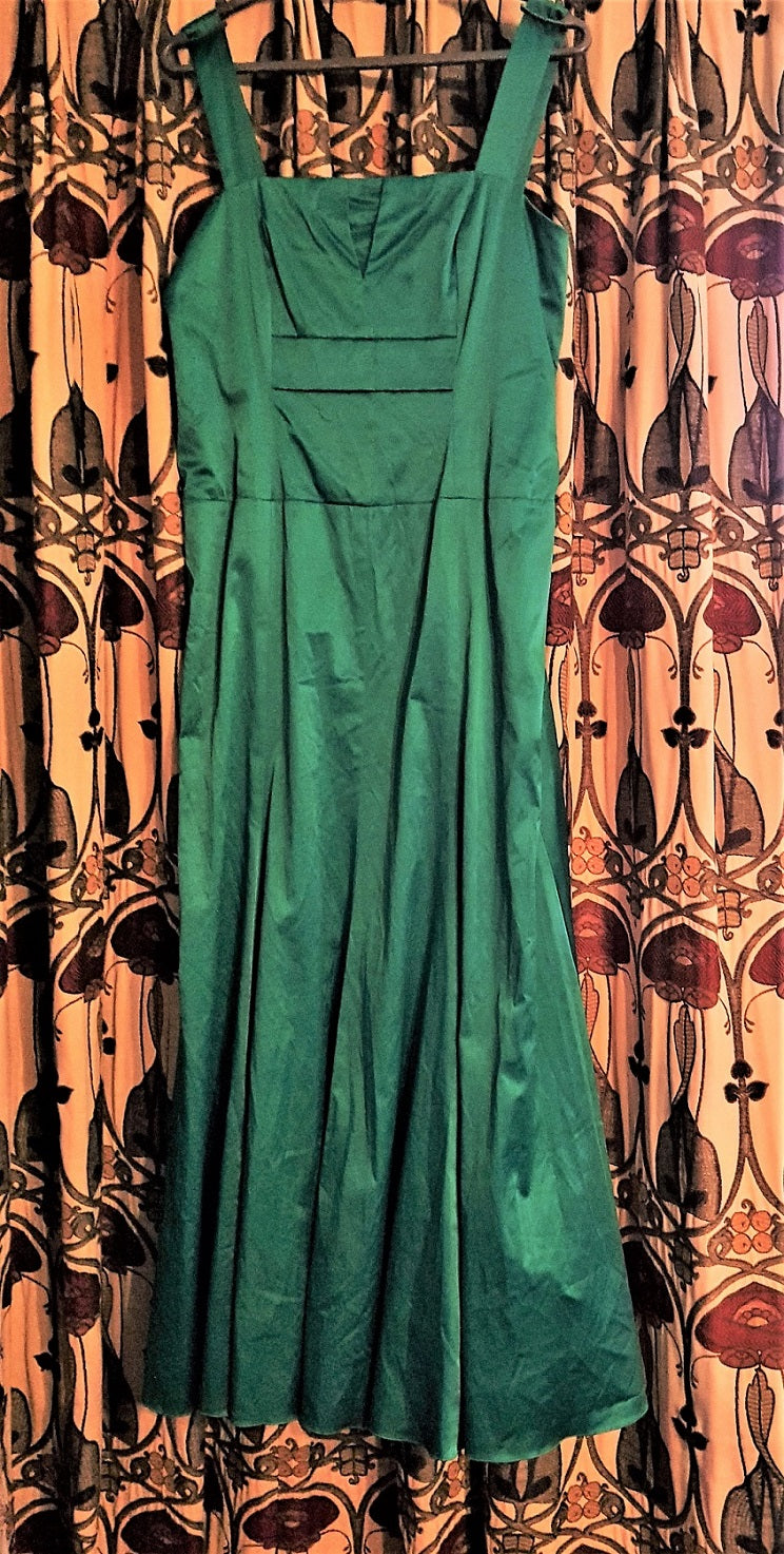 Kaleidoscope vintage emerald green evening gown The Frockery Kaleidoscope vintage emerald green evening gown The Frockery