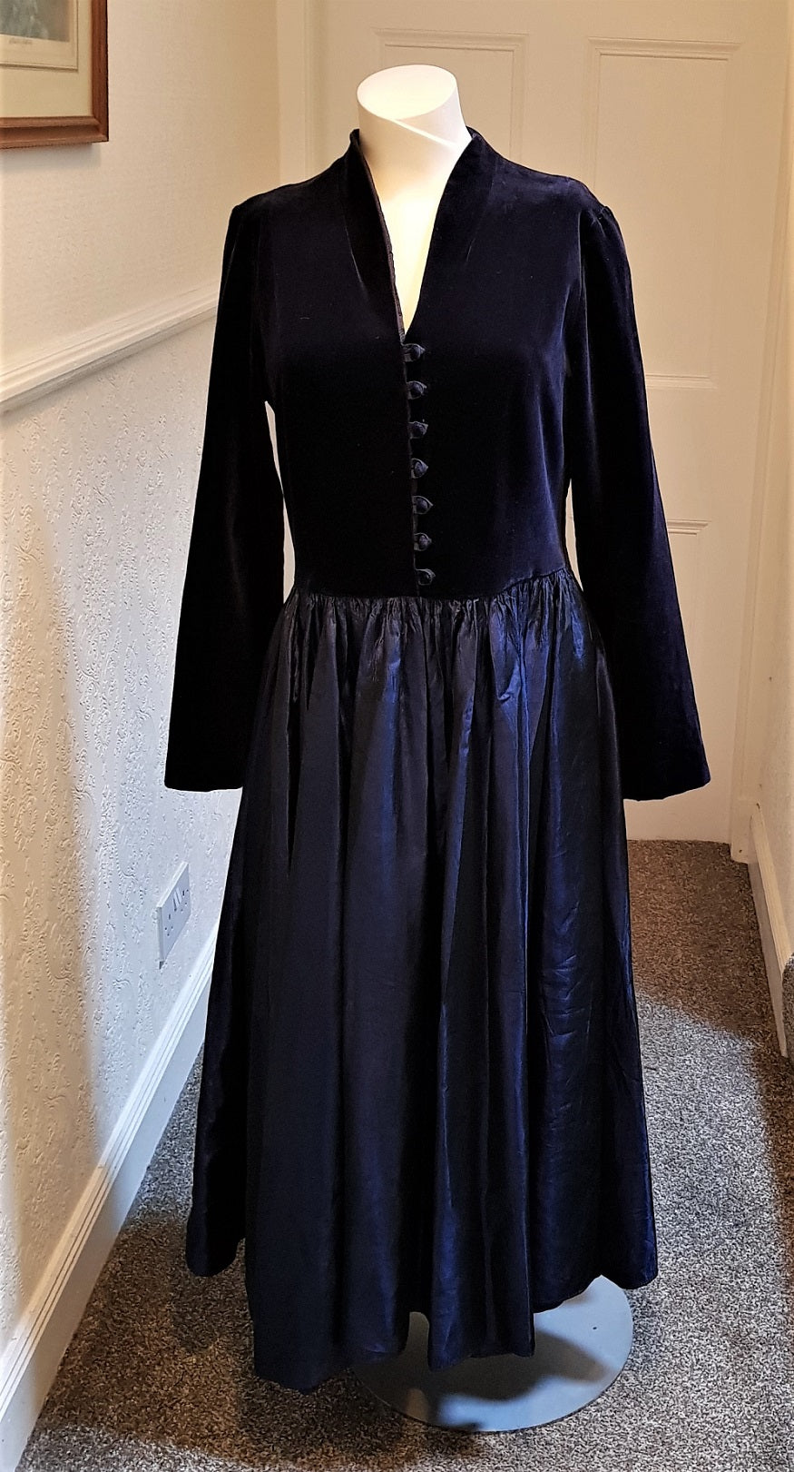 laura ashley navy blue dress Laura Ashley Navy Dress