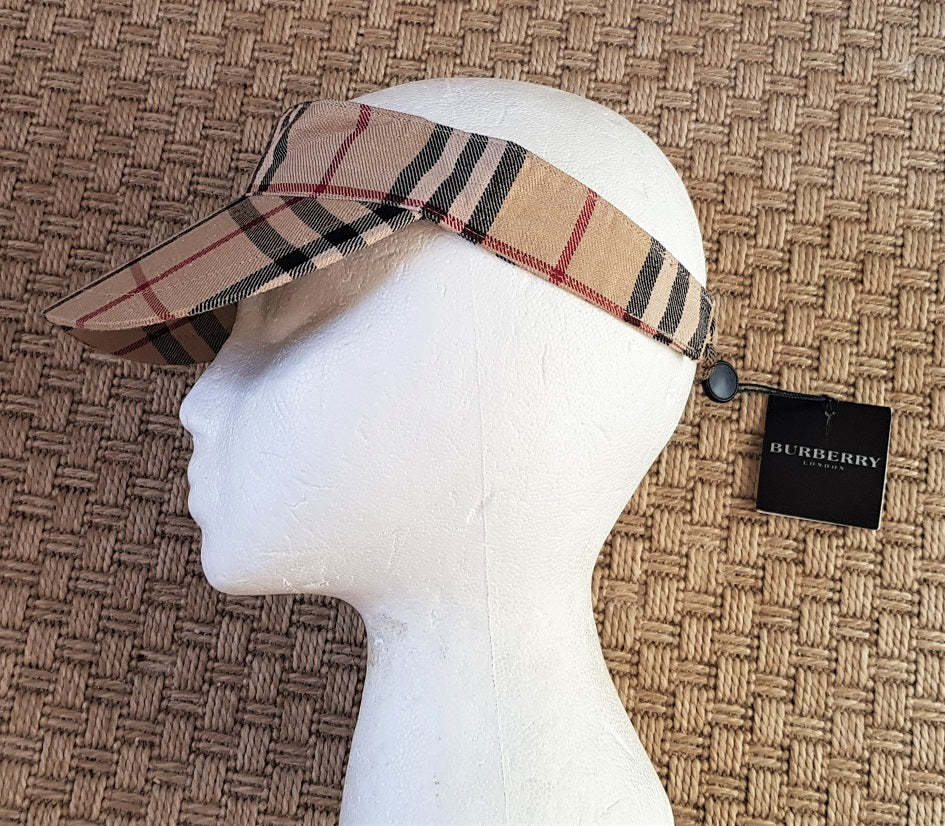Burberry London nova check visor cap – The Frockery display picture 1