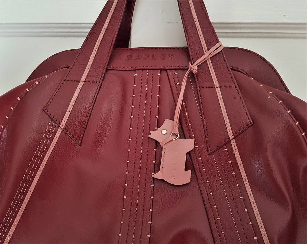 Radley burgundy purse sale