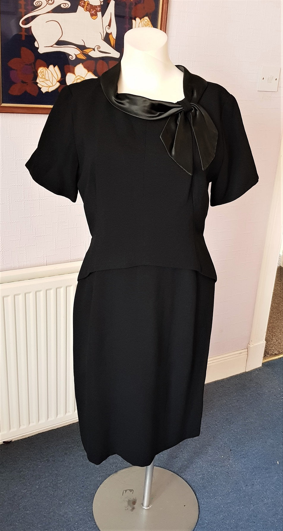 Adrian of Toronto 50s vintage little black dress The Frockery Adrian of Toronto 50s vintage little black dress The Frockery