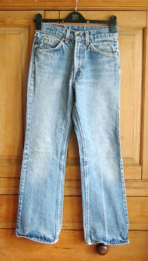 SOLD: Vintage Levi Strauss faded blue jeans 29 x 30